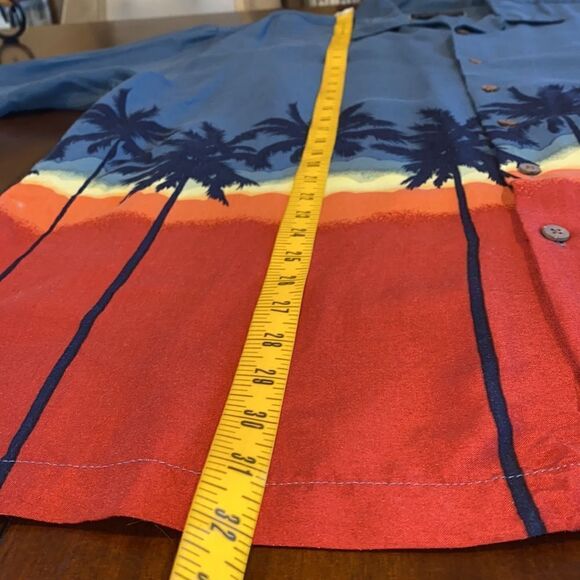Ocean Pacific Men’s Hawaiian Camp Shirt Size XL - Picture 4 of 7